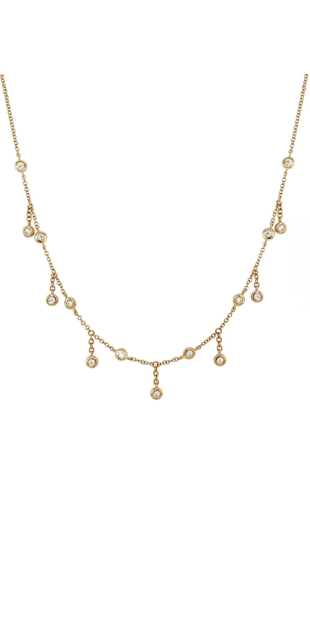 Dangling Diamonds Necklace