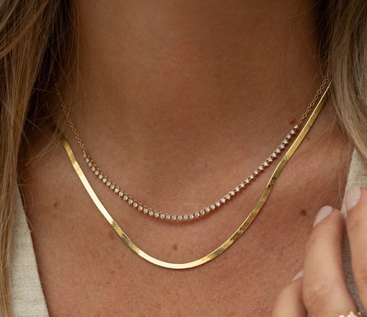 Everyday Diamond Tennis Necklace