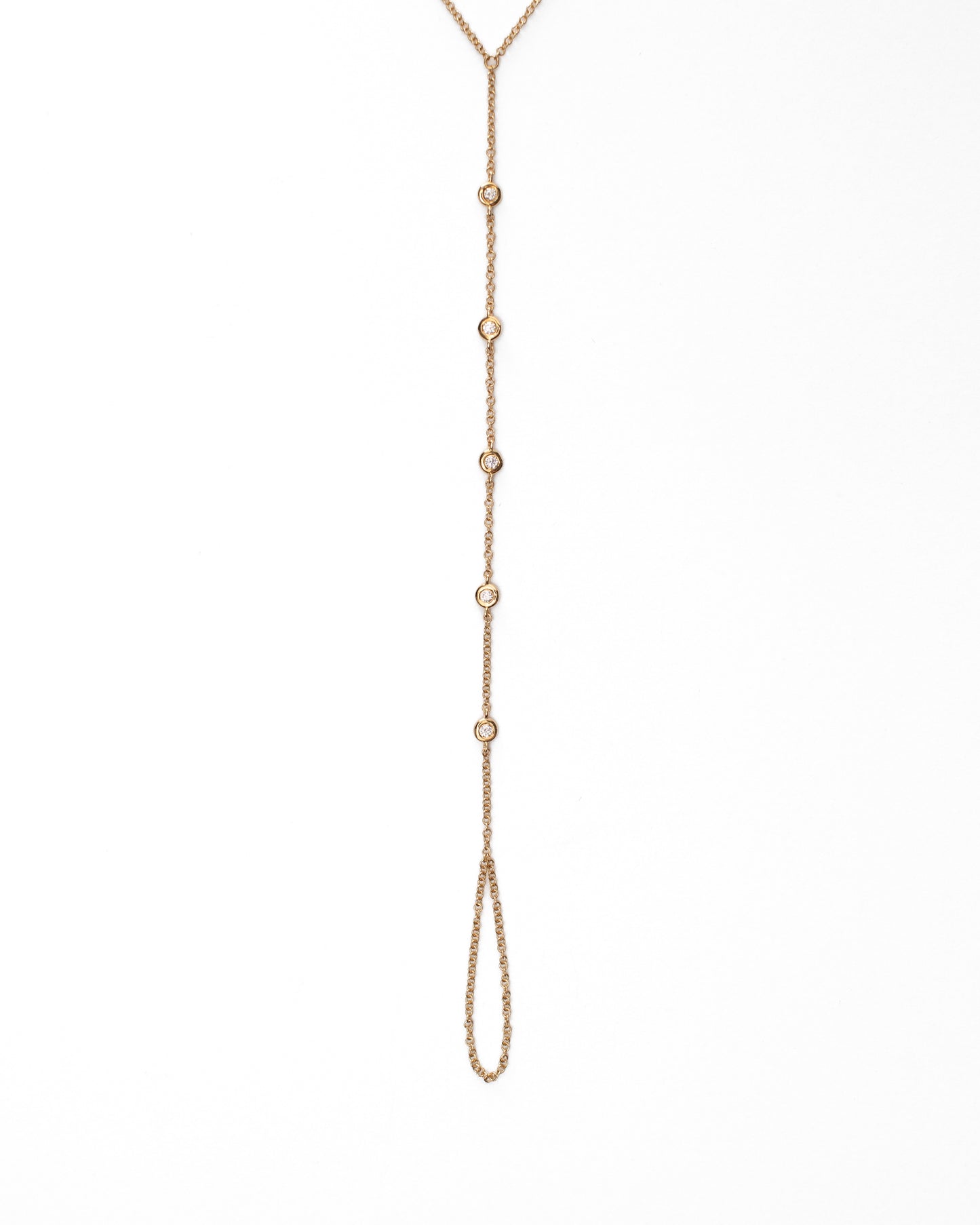 Diamond Bezel Handchain