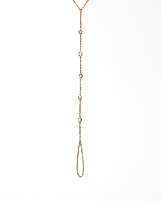 Diamond Bezel Handchain