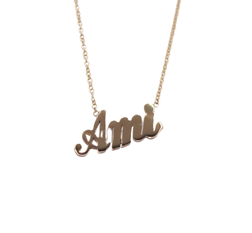 Custom Nameplate Necklace
