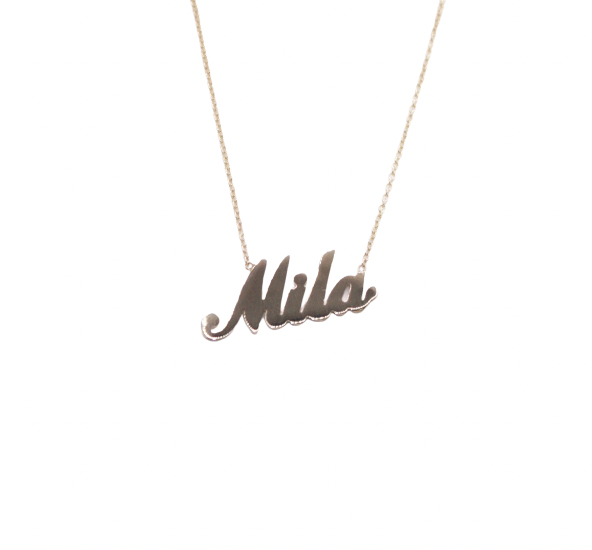 Kids Custom Nameplate Necklace