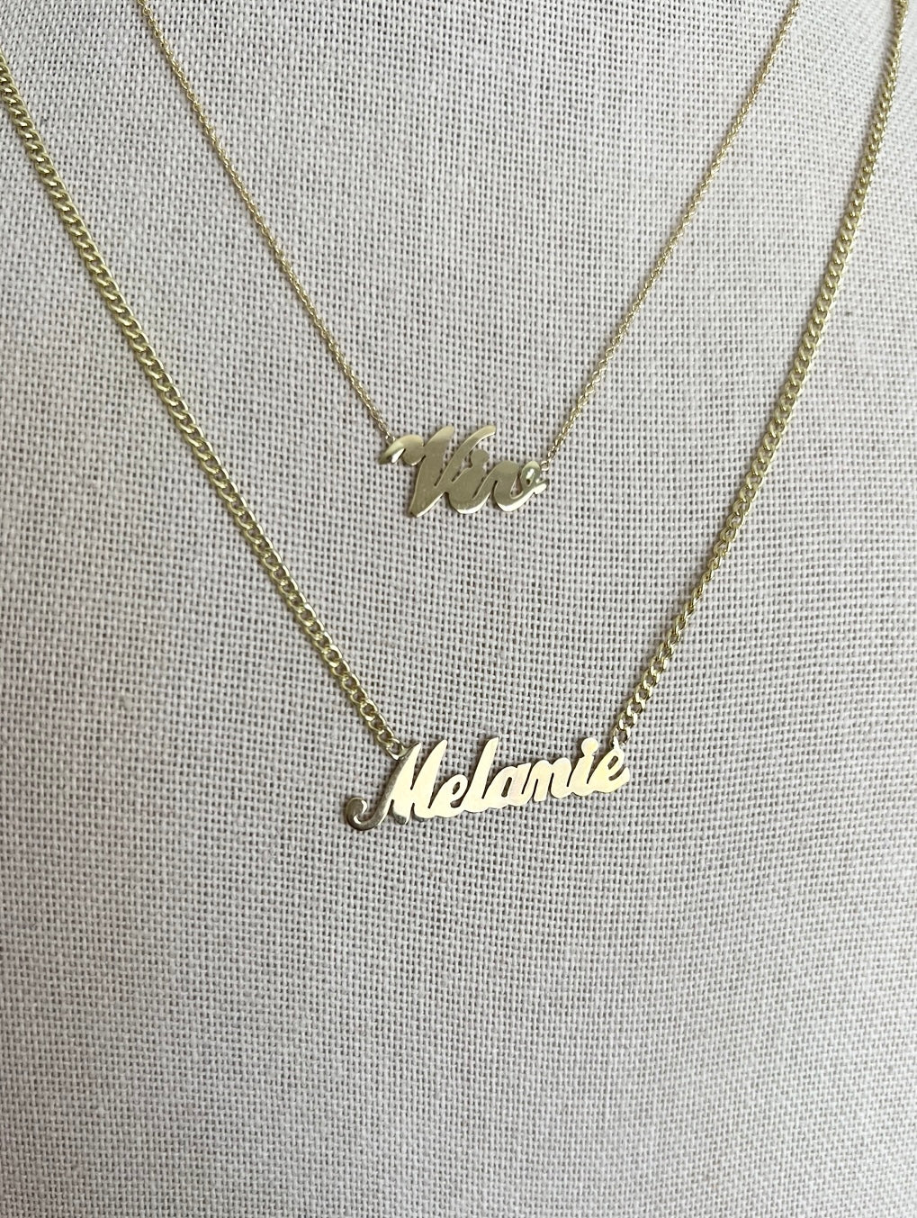 Cuban Chain Custom Nameplate Necklace