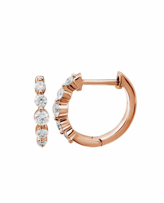 Graduated Diamond Huggies