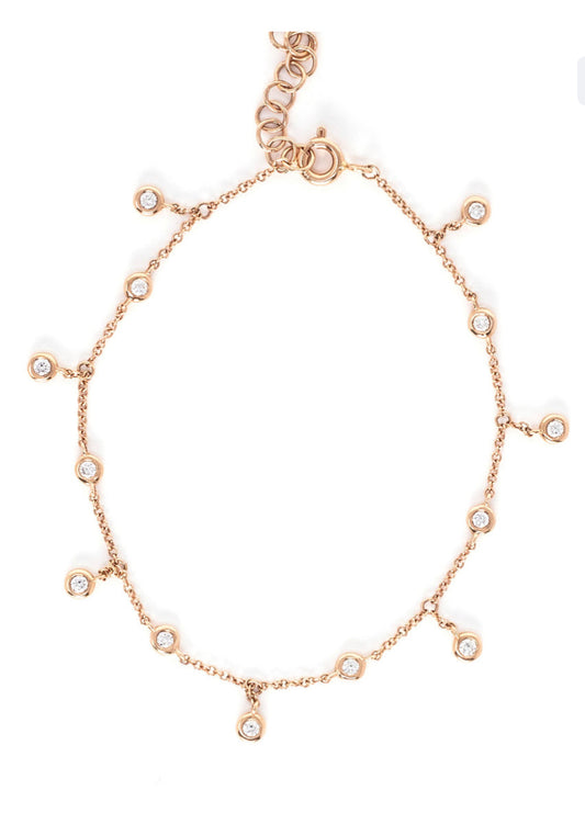 Rose Gold Shaker Chain Bracelet