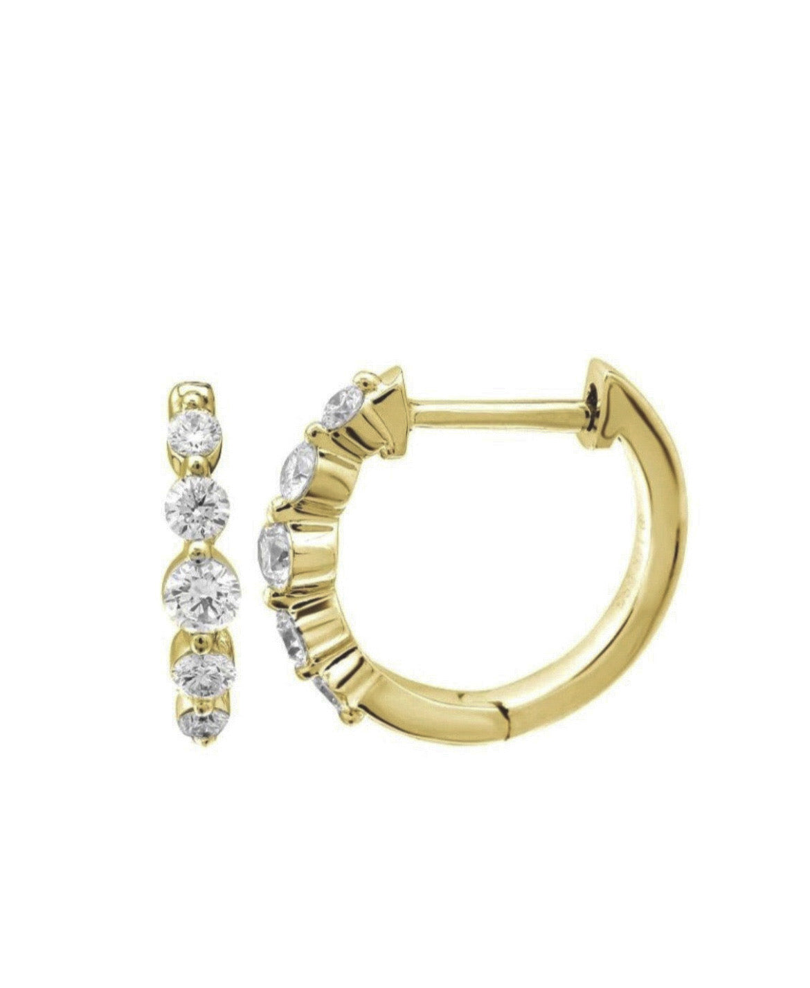 Graduated Diamond Huggies