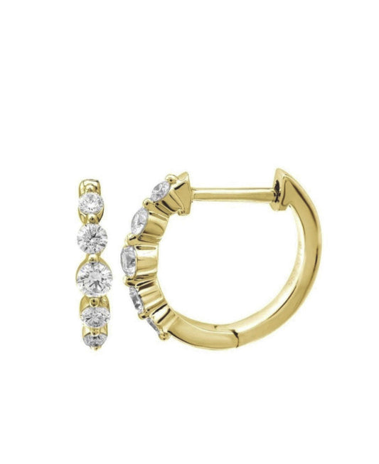 Graduated Diamond Huggies