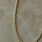 Halo Bezel Necklace