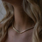 Halo Bezel Necklace