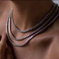 Halo Bezel Necklace