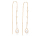 White Topaz & Diamond Chain Threader